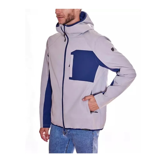 Boundless Men’s Rain Jacket Windbreaker Color Block Size S - Picture 9 of 11